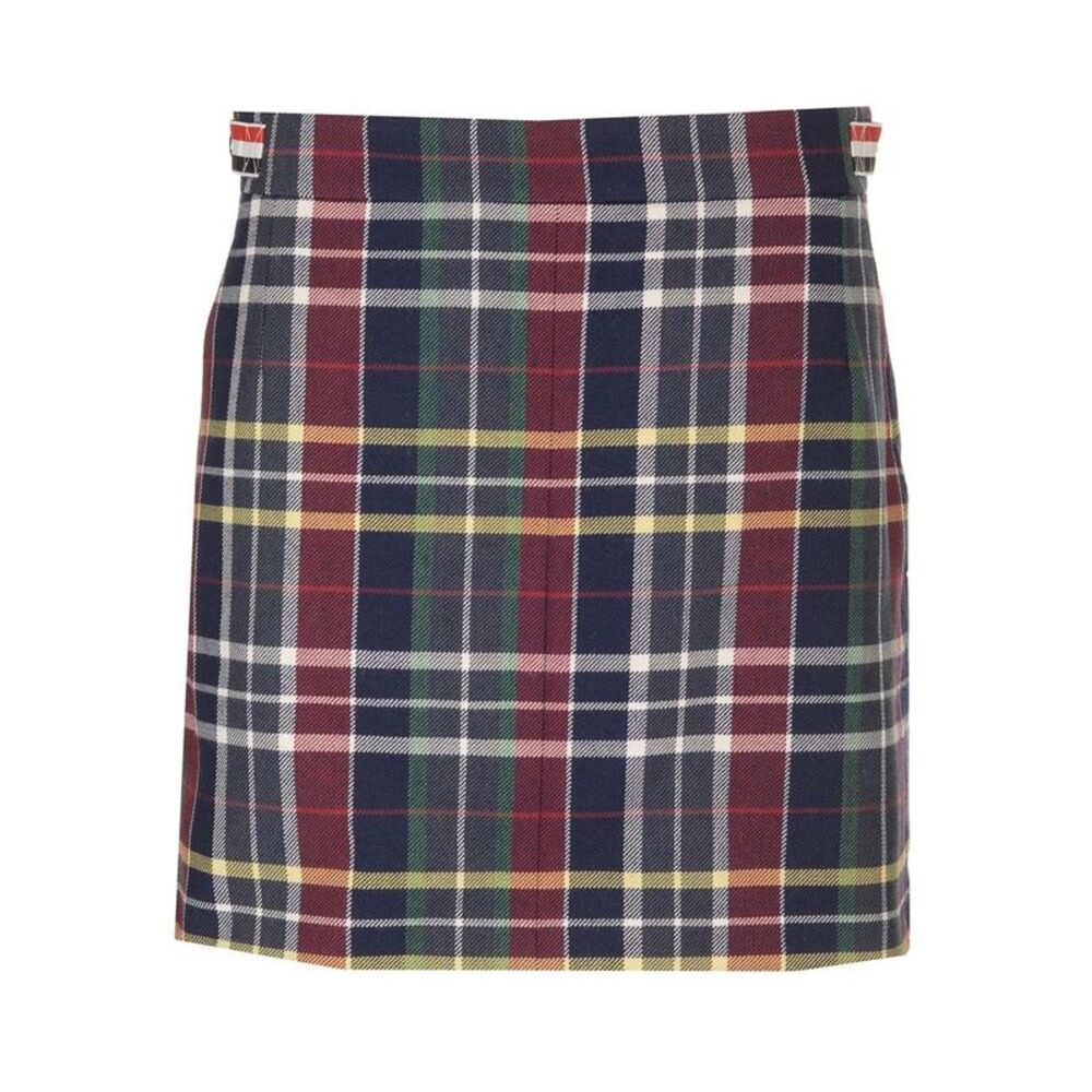 Thom Browne Women Tartan Mini Skirt